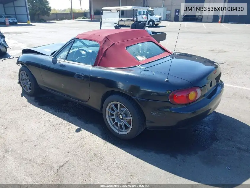 1999 Mazda Mx-5 Miata Leather Pkg/Popular Equipment Pkg/Sports Pkg/Touring Pkg VIN: JM1NB3536X0108430 Lot: 42609999