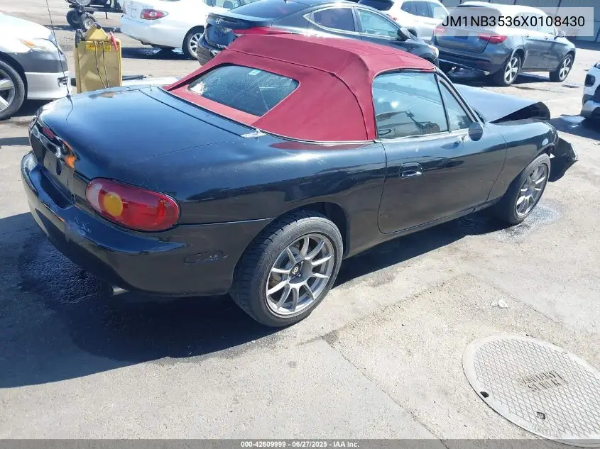 1999 Mazda Mx-5 Miata Leather Pkg/Popular Equipment Pkg/Sports Pkg/Touring Pkg VIN: JM1NB3536X0108430 Lot: 42609999