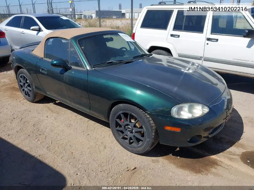 2001 Mazda Mx-5 Miata Ls/Special Edition VIN: JM1NB353410202216 Lot: 42126191