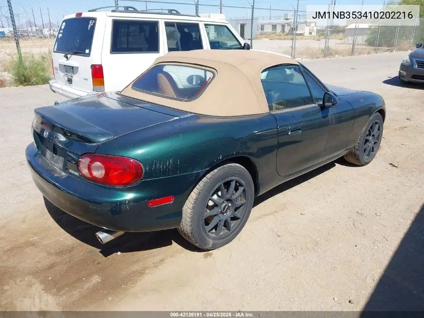 2001 Mazda Mx-5 Miata Ls/Special Edition VIN: JM1NB353410202216 Lot: 42126191
