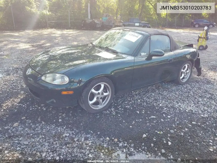 2001 Mazda Mx-5 Miata Ls/Special Edition VIN: JM1NB353010203783 Lot: 42255348
