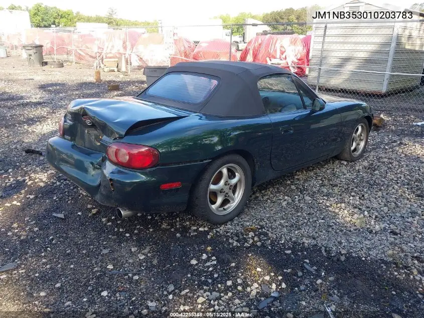 2001 Mazda Mx-5 Miata Ls/Special Edition VIN: JM1NB353010203783 Lot: 42255348