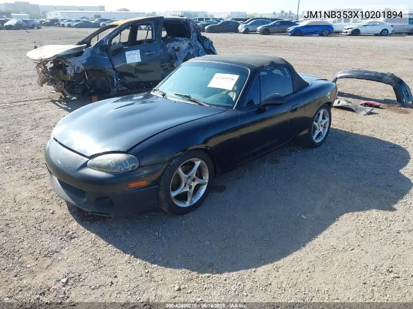 2001 Mazda Mx-5 Miata Ls/Special Edition VIN: JM1NB353X10201894 Lot: 42489270