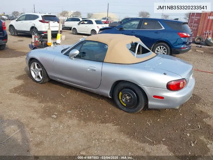2002 Mazda Mx-5 Miata Cloth/Ls/Se VIN: JM1NB353320233541 Lot: 41697853
