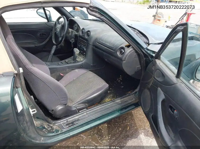 2002 Mazda Mx-5 Miata Cloth/Ls/Se VIN: JM1NB353720222073 Lot: 42225042
