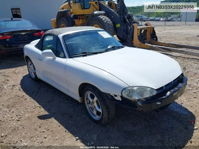2002 Mazda Mx-5 Miata Cloth/Ls/Se VIN: JM1NB353X20229356 Lot: 42342975