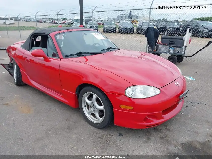 2002 Mazda Mx-5 Miata Cloth/Ls/Se VIN: JM1NB353220229173 Lot: 42344106