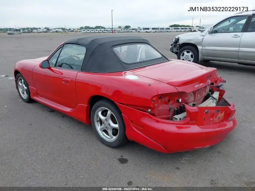 2002 Mazda Mx-5 Miata Cloth/Ls/Se VIN: JM1NB353220229173 Lot: 42344106