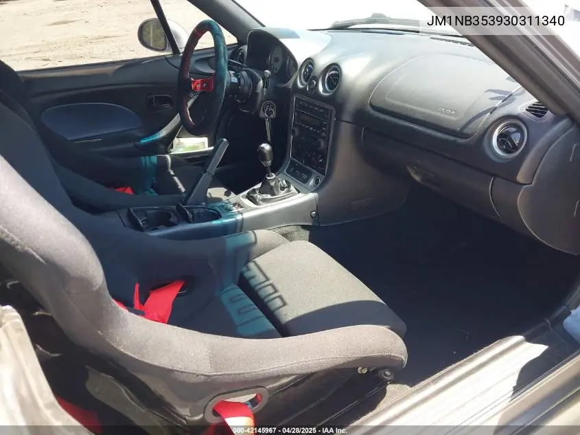 2003 Mazda Mx-5 Miata Cloth/Ls/Se/Shinsen VIN: JM1NB353930311340 Lot: 42145967