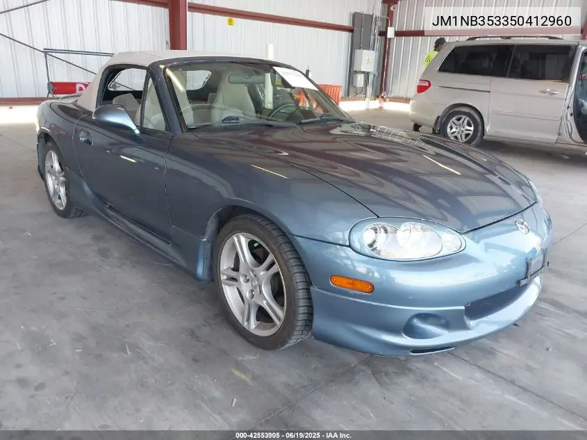 2005 Mazda Mx-5 Miata Ls VIN: JM1NB353350412960 Lot: 42553905