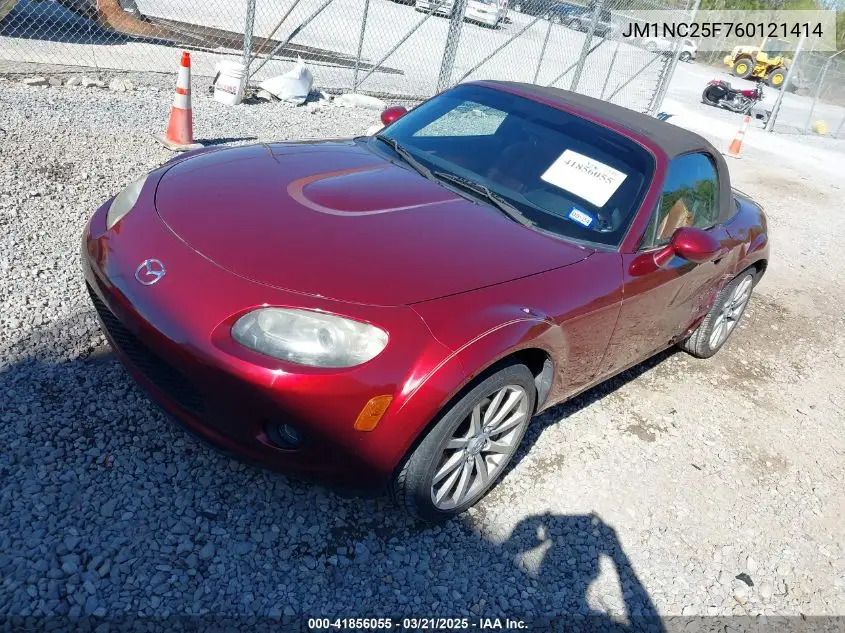 2006 Mazda Mx-5 Grand Touring VIN: JM1NC25F760121414 Lot: 41856055