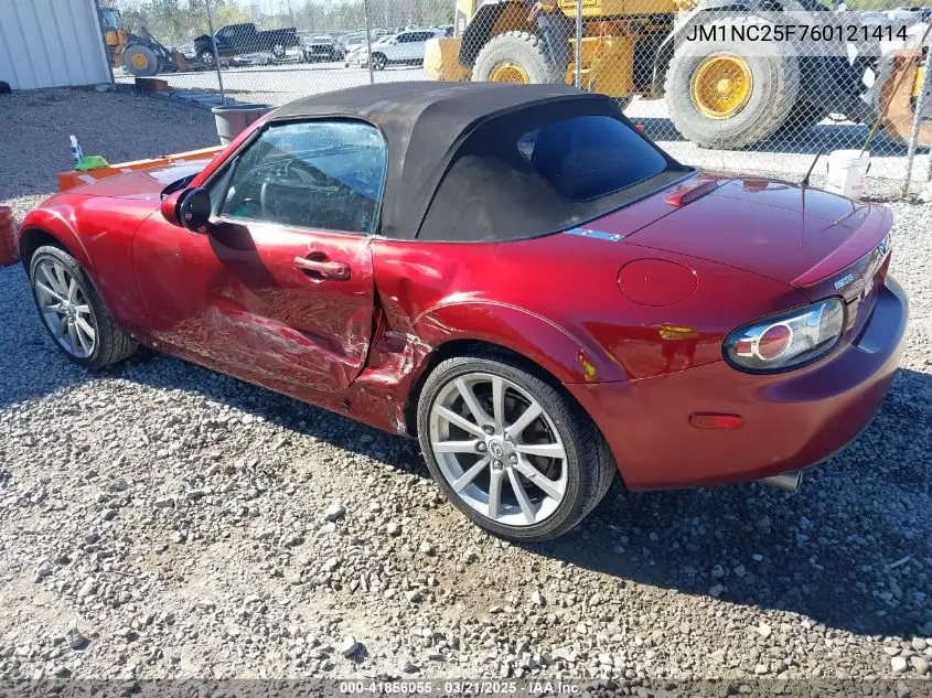 2006 Mazda Mx-5 Grand Touring VIN: JM1NC25F760121414 Lot: 41856055