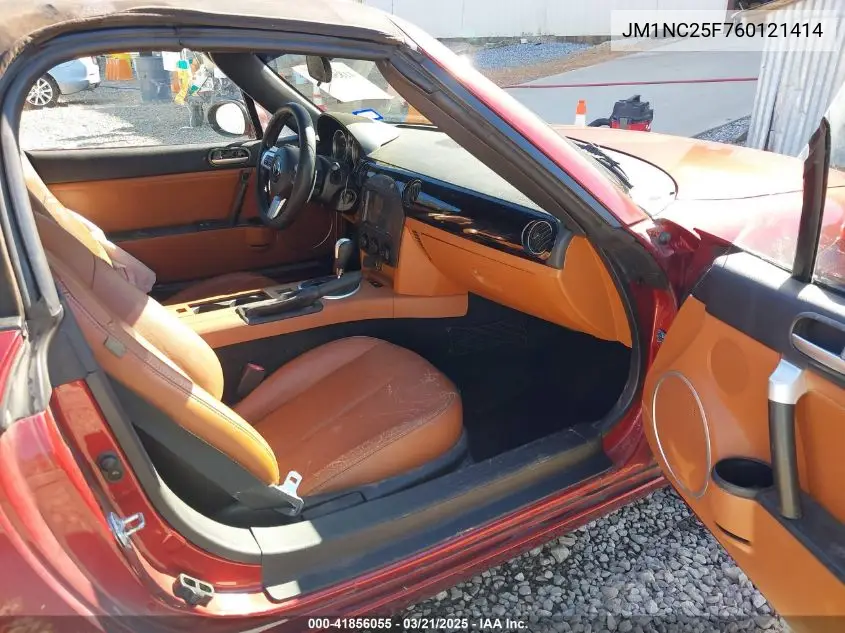 2006 Mazda Mx-5 Grand Touring VIN: JM1NC25F760121414 Lot: 41856055