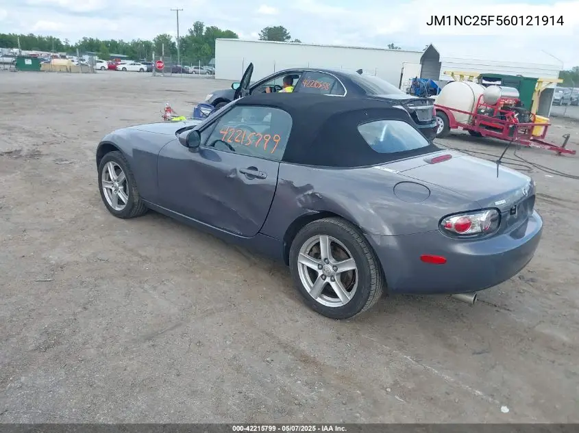 2006 Mazda Mx-5 Touring VIN: JM1NC25F560121914 Lot: 42215799