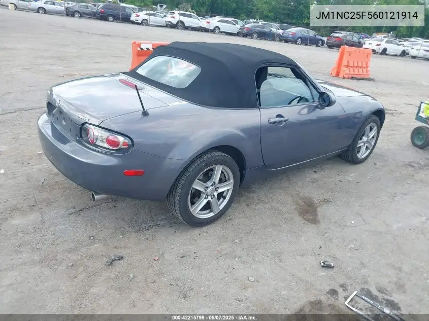 2006 Mazda Mx-5 Touring VIN: JM1NC25F560121914 Lot: 42215799