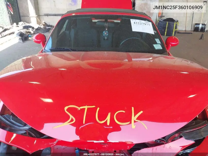 2006 Mazda Mx-5 Sport VIN: JM1NC25F360106909 Lot: 42227977