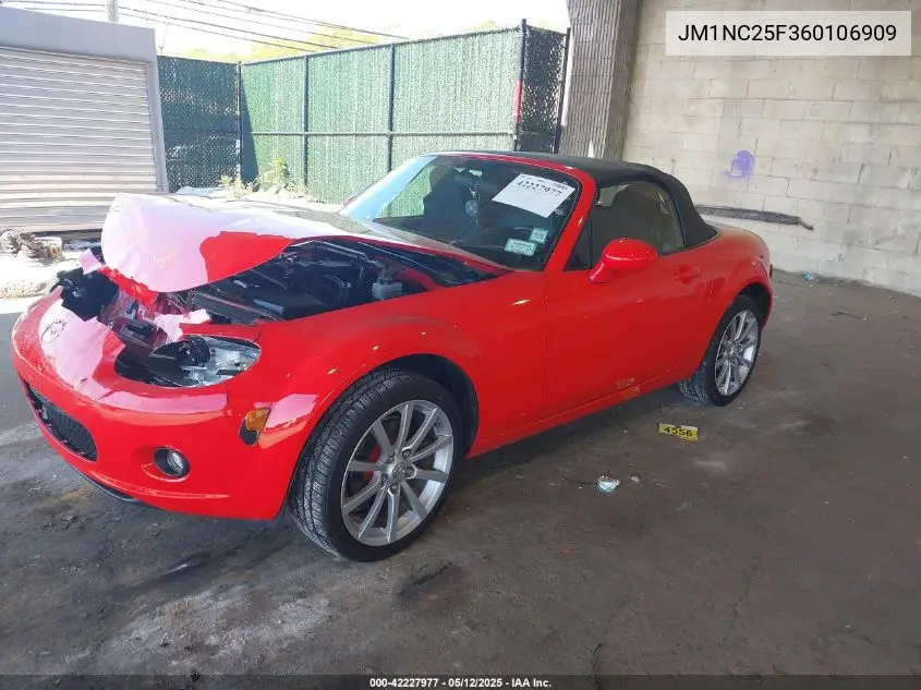 2006 Mazda Mx-5 Sport VIN: JM1NC25F360106909 Lot: 42227977