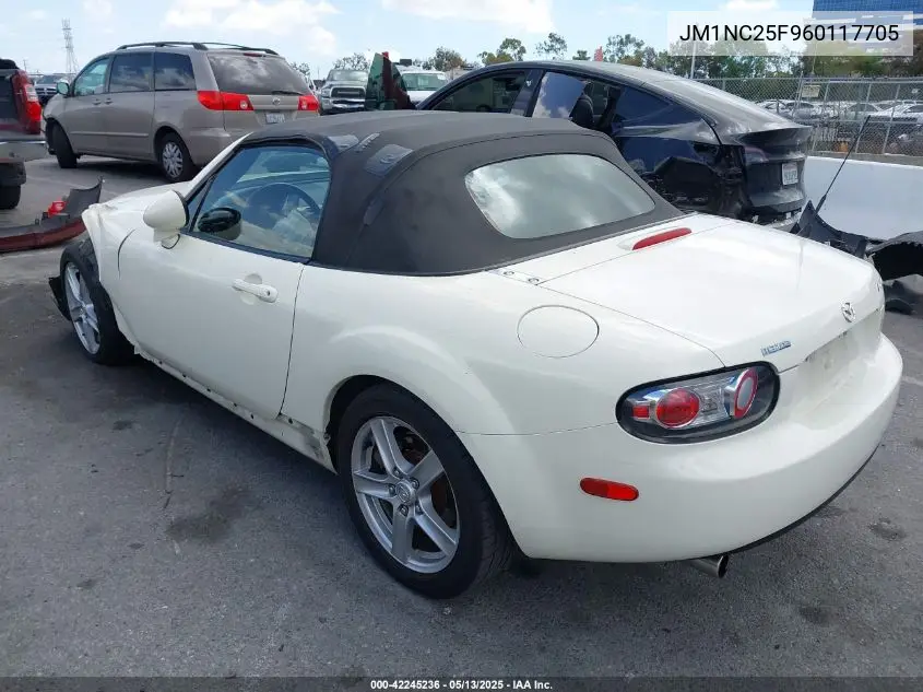 2006 Mazda Mx-5 Club Spec VIN: JM1NC25F960117705 Lot: 42245236
