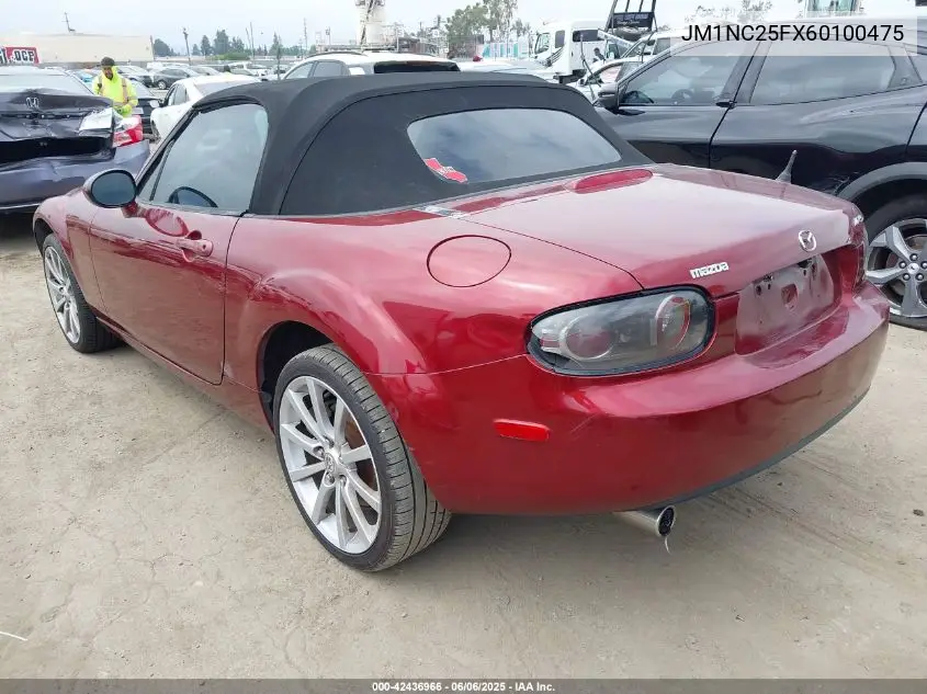2006 Mazda Mx-5 Grand Touring VIN: JM1NC25FX60100475 Lot: 42436966
