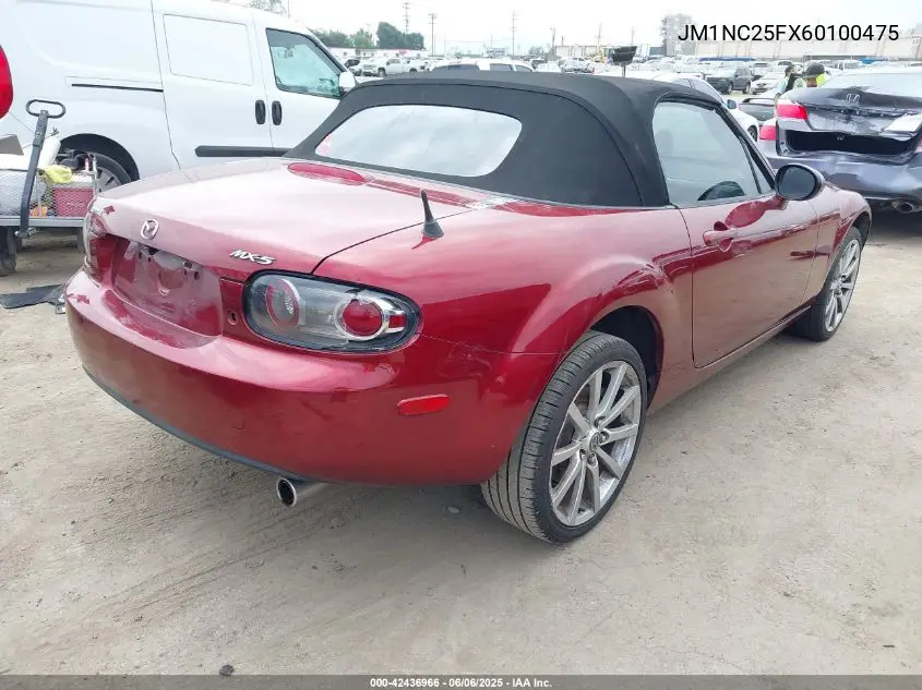 2006 Mazda Mx-5 Grand Touring VIN: JM1NC25FX60100475 Lot: 42436966