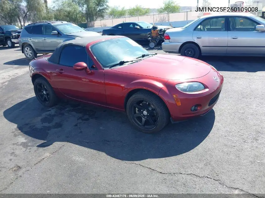 2006 Mazda Mx-5 Touring VIN: JM1NC25F260109008 Lot: 42467176