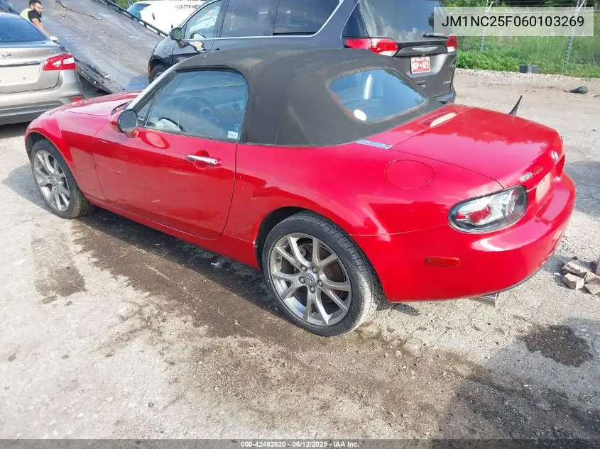 2006 Mazda Mx-5 3Rd Generation Limited VIN: JM1NC25F060103269 Lot: 42482820