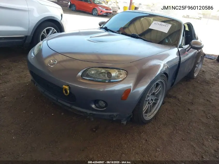 2006 Mazda Mx-5 Grand Touring VIN: JM1NC25F960120586 Lot: 42548957