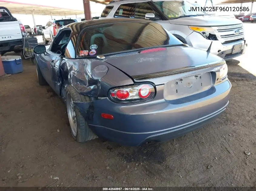 2006 Mazda Mx-5 Grand Touring VIN: JM1NC25F960120586 Lot: 42548957