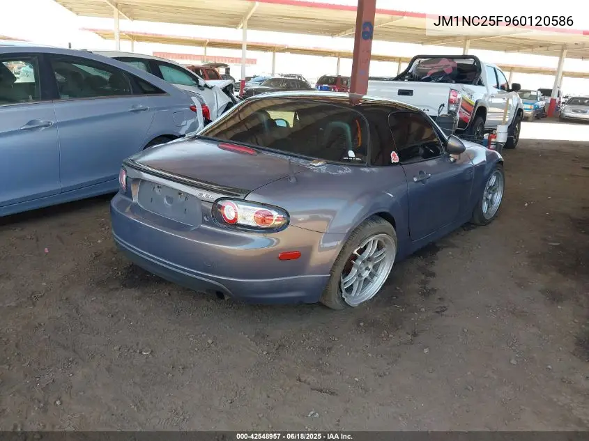 2006 Mazda Mx-5 Grand Touring VIN: JM1NC25F960120586 Lot: 42548957