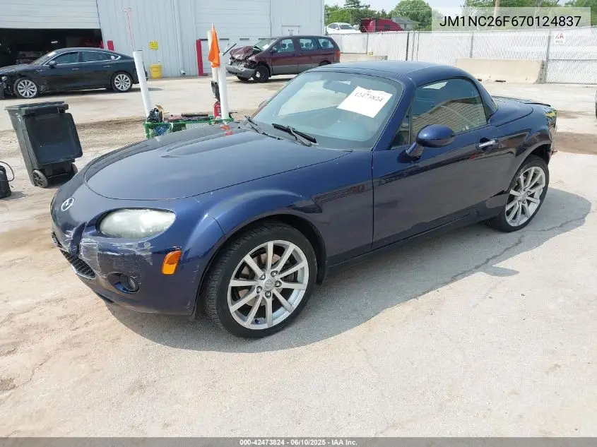 2007 Mazda Mx-5 Grand Touring VIN: JM1NC26F670124837 Lot: 42473824