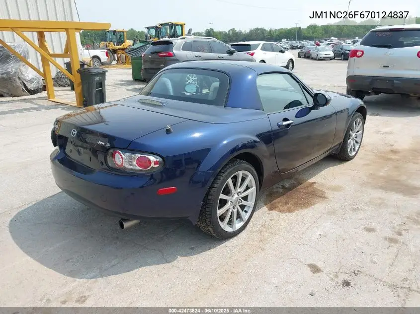 2007 Mazda Mx-5 Grand Touring VIN: JM1NC26F670124837 Lot: 42473824