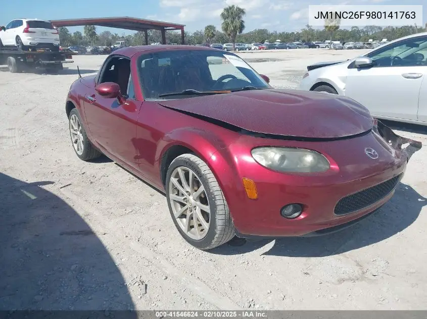 2008 Mazda Mx-5 Grand Touring VIN: JM1NC26F980141763 Lot: 41546624