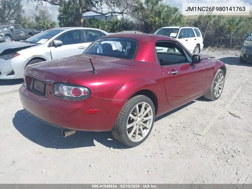 2008 Mazda Mx-5 Grand Touring VIN: JM1NC26F980141763 Lot: 41546624