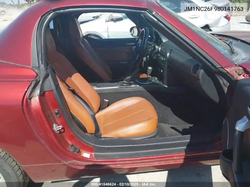 2008 Mazda Mx-5 Grand Touring VIN: JM1NC26F980141763 Lot: 41546624