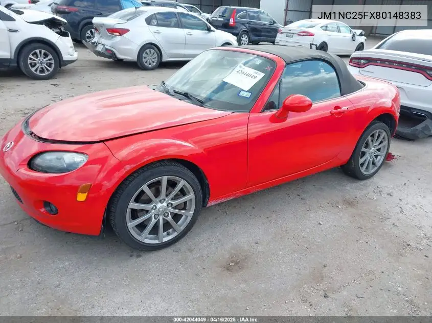 2008 Mazda Mx-5 Touring VIN: JM1NC25FX80148383 Lot: 42044049