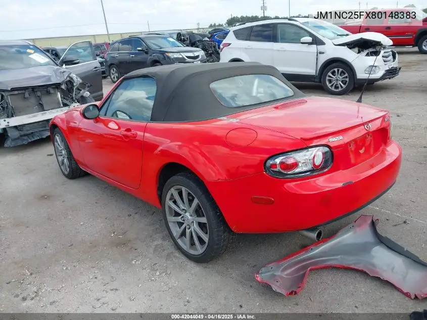2008 Mazda Mx-5 Touring VIN: JM1NC25FX80148383 Lot: 42044049