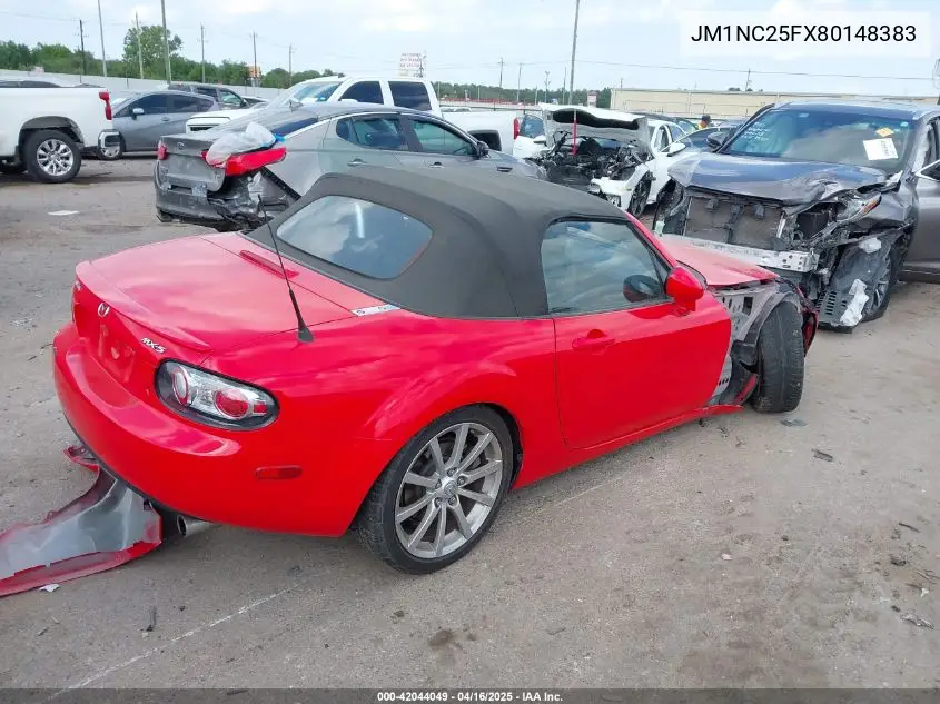 2008 Mazda Mx-5 Touring VIN: JM1NC25FX80148383 Lot: 42044049