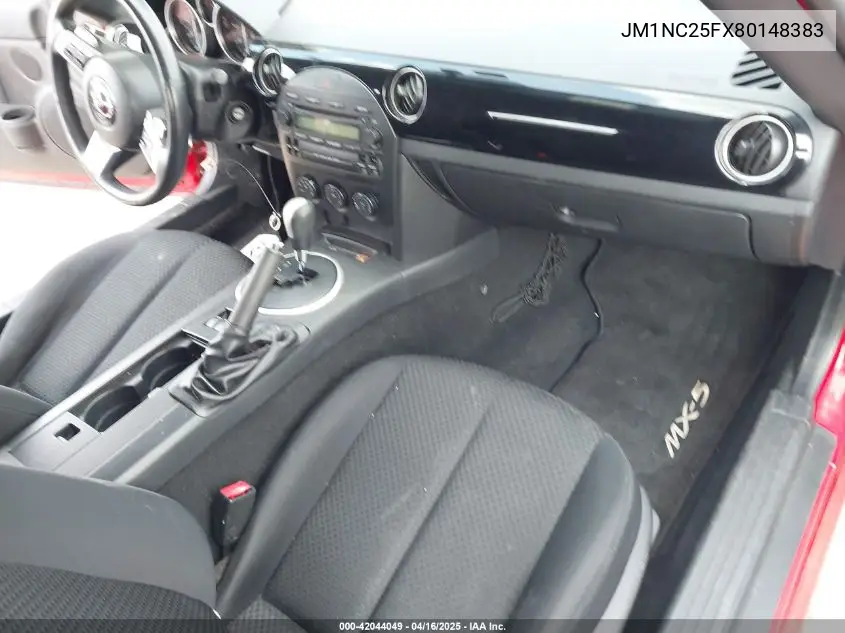 2008 Mazda Mx-5 Touring VIN: JM1NC25FX80148383 Lot: 42044049