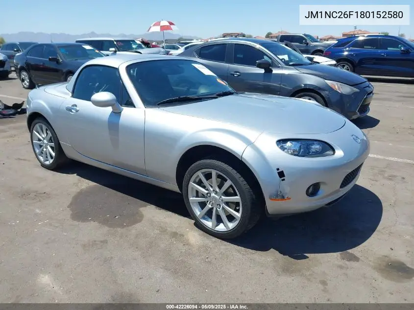 2008 Mazda Mx-5 Grand Touring VIN: JM1NC26F180152580 Lot: 42226094