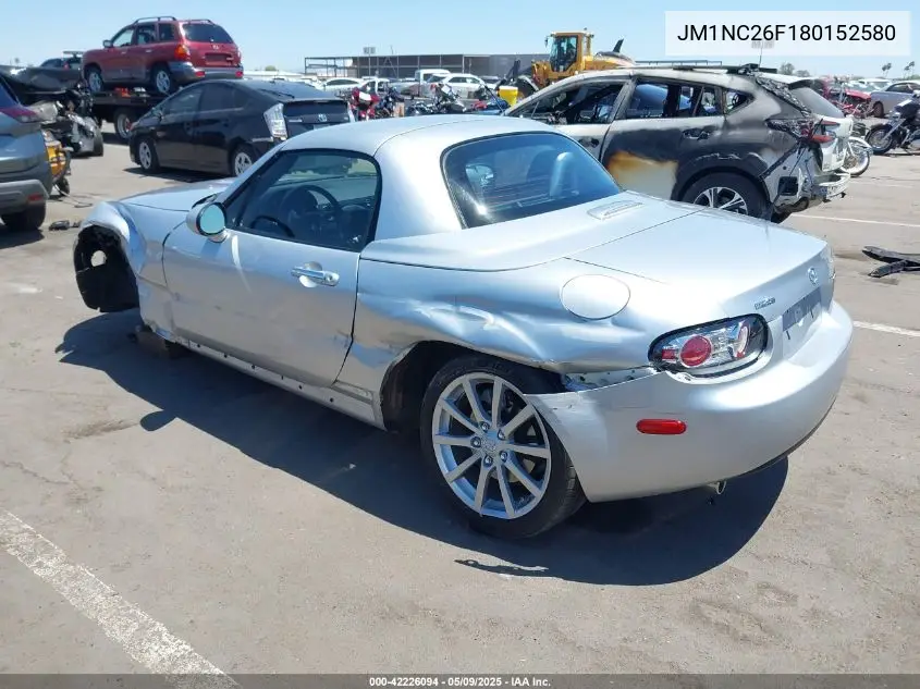 2008 Mazda Mx-5 Grand Touring VIN: JM1NC26F180152580 Lot: 42226094