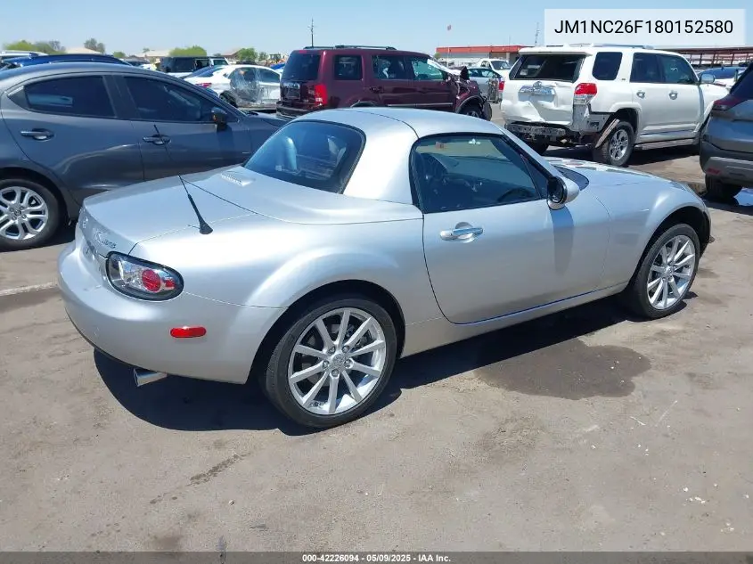 2008 Mazda Mx-5 Grand Touring VIN: JM1NC26F180152580 Lot: 42226094