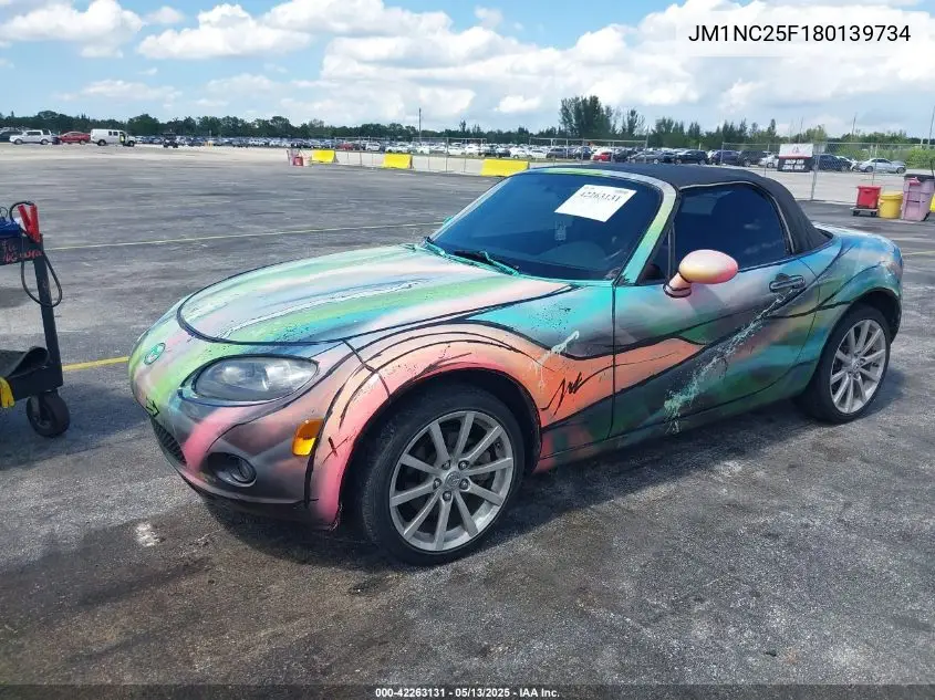 2008 Mazda Mx-5 Touring VIN: JM1NC25F180139734 Lot: 42263131