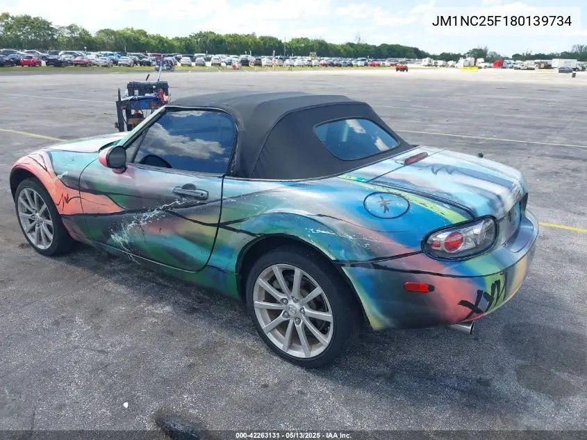 2008 Mazda Mx-5 Touring VIN: JM1NC25F180139734 Lot: 42263131