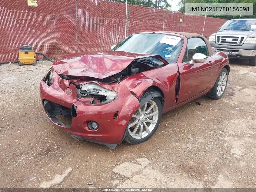 2008 Mazda Mx-5 Grand Touring VIN: JM1NC25F780156098 Lot: 42420007