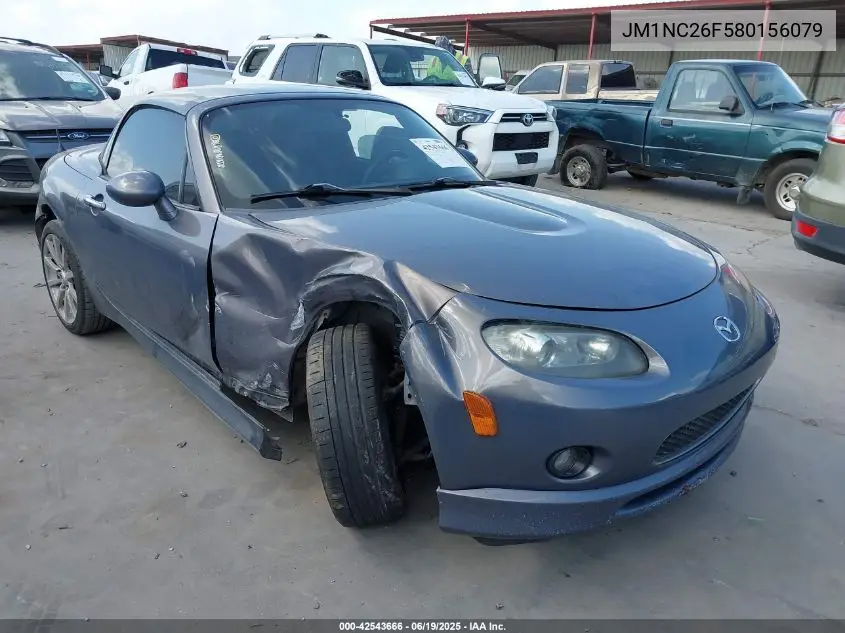 2008 Mazda Mx-5 Grand Touring VIN: JM1NC26F580156079 Lot: 42543666