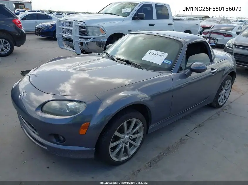 2008 Mazda Mx-5 Grand Touring VIN: JM1NC26F580156079 Lot: 42543666