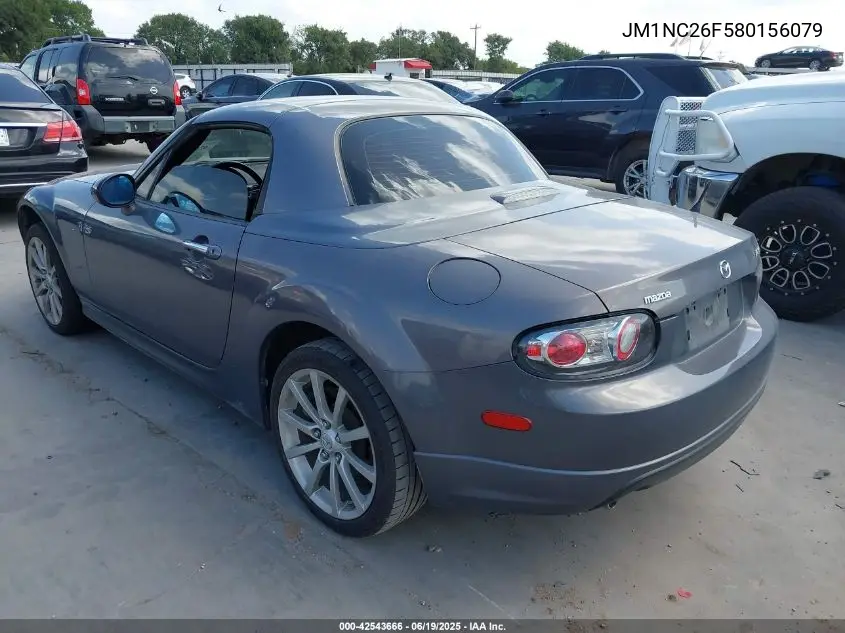 2008 Mazda Mx-5 Grand Touring VIN: JM1NC26F580156079 Lot: 42543666