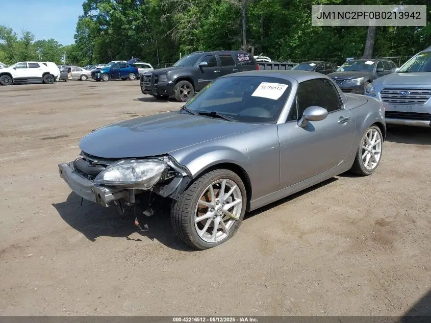 2011 Mazda Mx-5 Miata Grand Touring VIN: JM1NC2PF0B0213942 Lot: 42216512