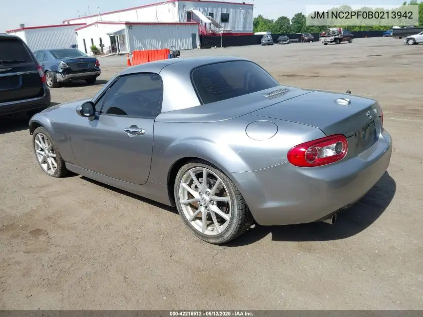 2011 Mazda Mx-5 Miata Grand Touring VIN: JM1NC2PF0B0213942 Lot: 42216512