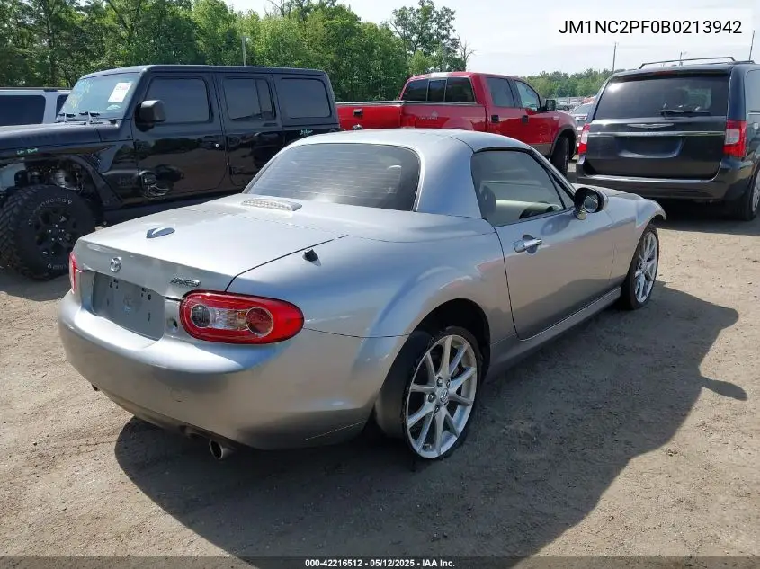 2011 Mazda Mx-5 Miata Grand Touring VIN: JM1NC2PF0B0213942 Lot: 42216512